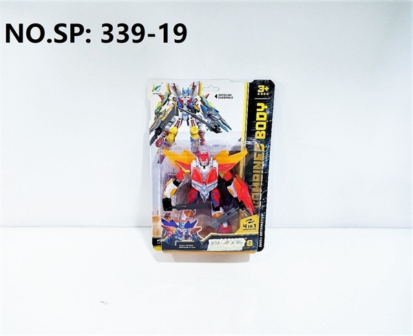 339-19 VỈ RÁP ROBO 4 IN 1 Combined body