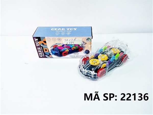 22136 HỘP XE HƠI LAMBORGHINI PIN NHẠC ĐÈN, BÁNH RĂNG Gear Sports Car