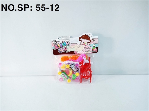 55-12 TÚI BẾP GAS ĐƠN + BÀN THỨC ĂN+ 2C GHẾ (PVC)