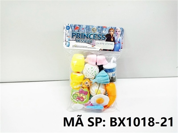 BX1018-21 TÚI BẾP DÍNH BÁNH DIMSUM, 1C BABY NGƯỜI TUYẾT (PVC) Princess Dessert