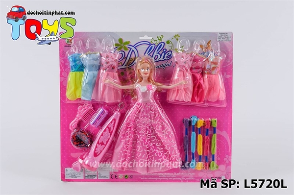 L5720L VĨ BABY 1C 6 ÁO, MÓC LEN, CÀI TÓC, CỘT TÓC