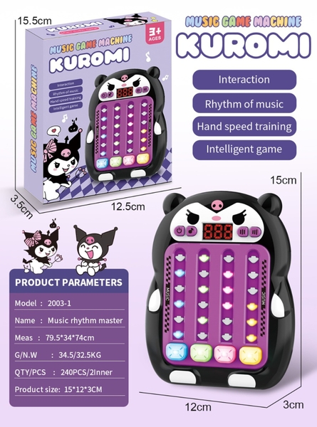 2003-1  HỘP TRÒ CHƠI NHỊP ĐIỆU ÂM NHẠC SANRIO