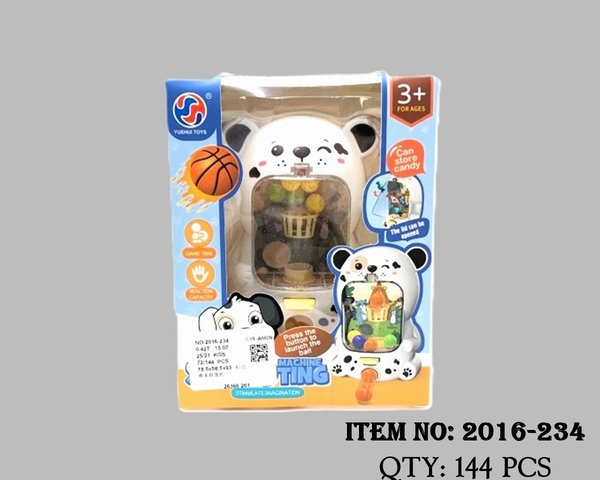 2016-234  HỘP TRÒ CHƠI BÓNG RỔ CHÓ ĐÓM