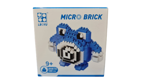 8087A  HỘP LOGO RÁP 3D POKEMON NYOROZO (ẾCH NHANG MUỖI) 280 MIẾNG  Micro Brick