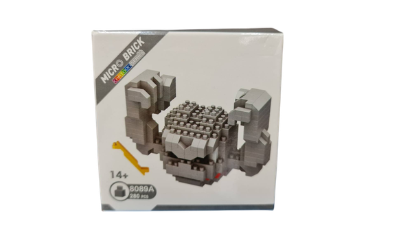 8089A  HỘP LOGO RÁP 3D POKEMON ISITSUBUTE (ĐÁ ĐẤM BỐC) 280 MIẾNG  Micro Brick