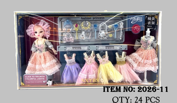 2026-11  HỘP BABY 1C KHỚP, MẮT THỦY TINH + 5 ÁO