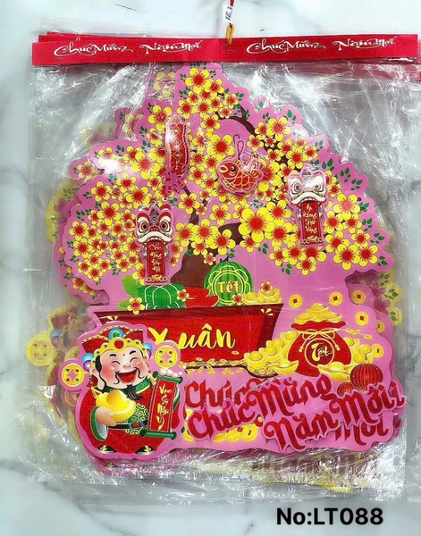 LT088 SET 5 MAI ĐÀO CHẬU HV 3 MẪU X 20