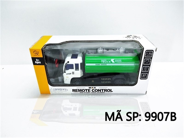 9907B HỘP XE CT BỒN ĐK 7 Đ.TÁC, KHÔNG SẠC TL 1:30 Remote Control