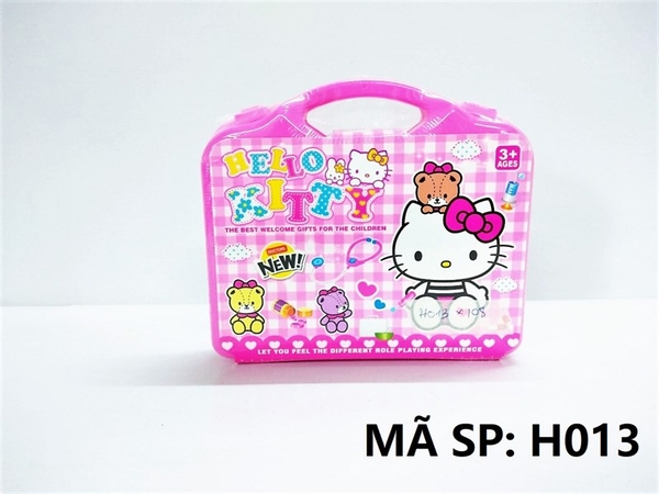 H013 HỘP VALI BÁC SĨ TAI NGHE MÈO KITTY