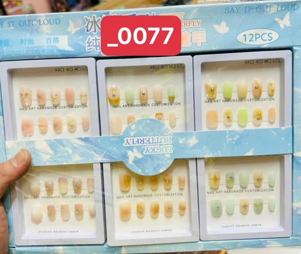 _0077 LỐC MÓNG TAY NGẮN 12 HỘP