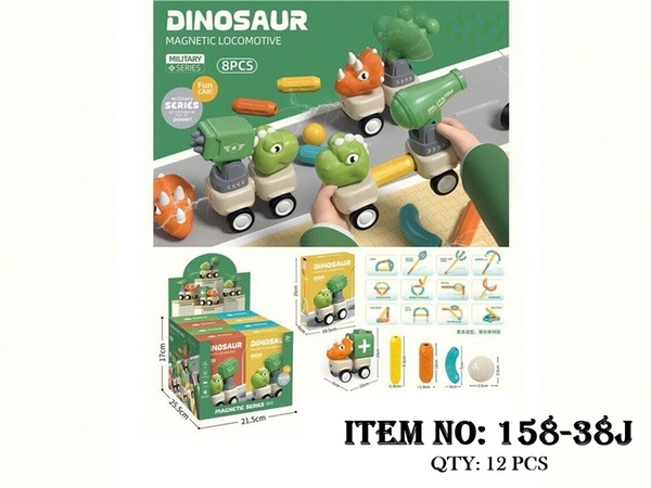 158-38J HỘP RÁP XE KHỦNG LONG NAM CHÂM 8C