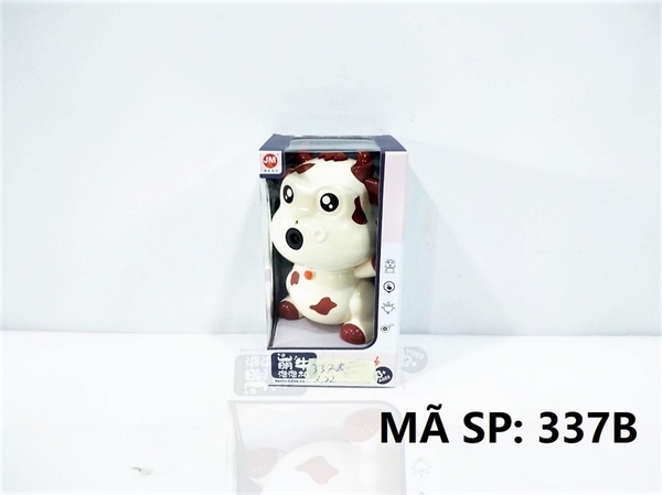 337B HỘP XÀ BÔNG PIN BÒ SỮA 2 BÌNH