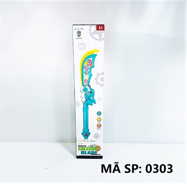 _0303 HỘP Đ_ PIN NHẠC ĐÈN BÁNH RĂNG Crescent Blade