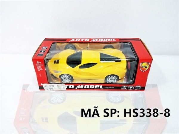 HS338-8 HỘP XE HƠI FERARRI ĐK 7 Đ.TÁC, KHÔNG SẠC, TL 1:18 Auto Model 338-