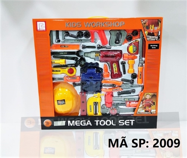 2009 HỘP KỀM BÚA, KHOAN, CƯA, NÓN BẢO HỘ, ỐC VÍT 42 MIẾNG Mega Tool Set 2033, 2031, 2097, 2098, 2115