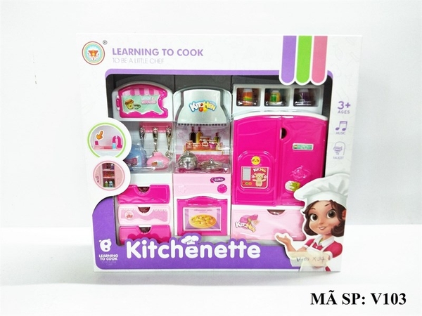 V103 HỘP NHÀ BẾP PIN LÒ NƯỚNG, TỦ LẠNH, NỒI CHẢO, TỦ HÚT 3 NGĂN