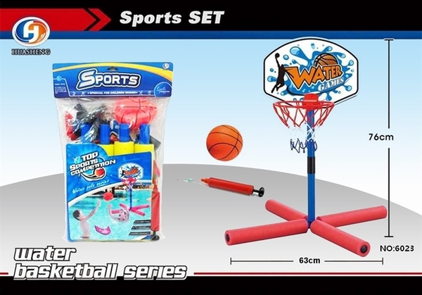 6023 TÚI BÓNG RỔ (TRỤ, 1T BÓNG RỔ, 1 ỐNG BƠM)