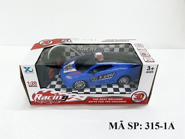 315-1A HỘP XE HƠI LAMBORGHINI CẢNH SÁT ĐIỀU KHIỂN 7 ĐỘNG TÁC ĐÈN KHÔNG SẠC, TL 1:20 YQ042