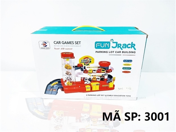 3001 HỘP ĐƯỜNG RAY BÃI ĐẬU XE PIN NHẠC Furi Track