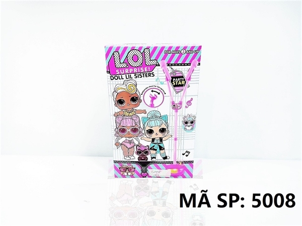 5008 HỘP MICRO KARAOKE PIN NHẠC L.O.L Party Star