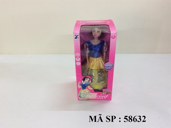 58632 HỘP BABY 1C CÔNG CHÚA PIN NHẠC ĐÈN 3D (BẠCH TUYẾT)