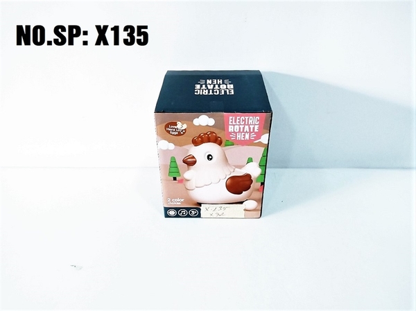 X135 HỘP GÀ PIN ĐẺ TRỨNG Electric Rotate Hen X-135