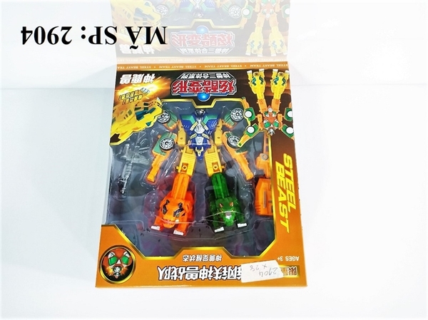 2904 HỘP RÁP ROBO BIẾN HÌNH THÚ, XE