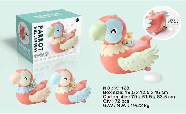 X-123 HỘP KÉT CÕNG CON ĐẺ TRỨNG PIN