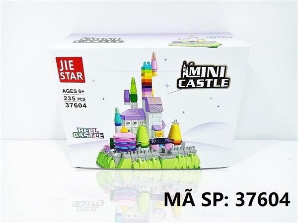 37604 HỘP LOGO RÁP LÂU ĐÀI 235 MIẾNG Mini Castle (JIE STAR) Friend