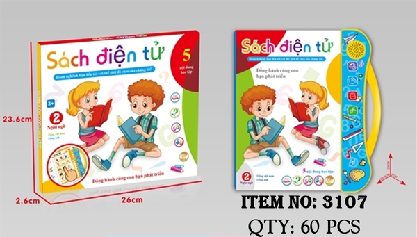 3107  HỘP SÁCH NÓI PIN SONG NGỮ ANH-VIỆT