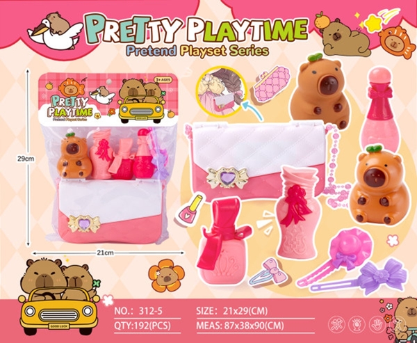 312-5  TÚI TRANG ĐIỂM TÚI XÁCH CAPYBARA, KẸP, NƯỚC HOA