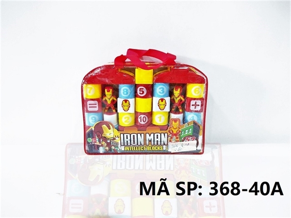 368-40A TÚI RÁP GIỎ XÁCH NHÀ + 2C SIÊU NHÂN IRON MAN 52 MIẾNG