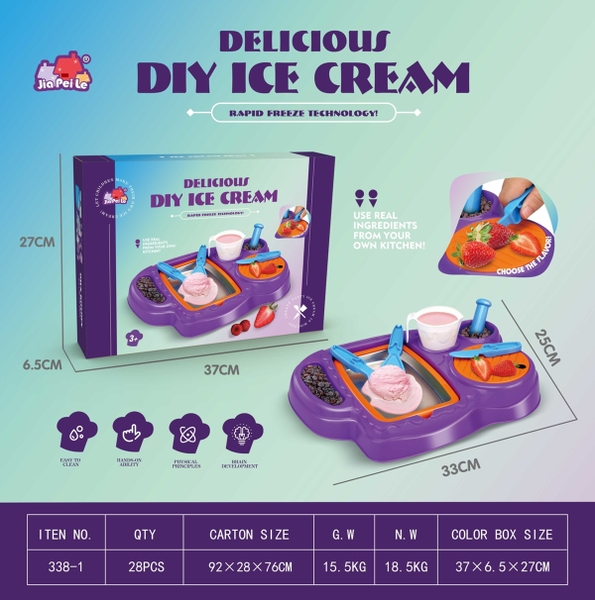 338-1  HỘP MÁY LÀM KEM CUỘN