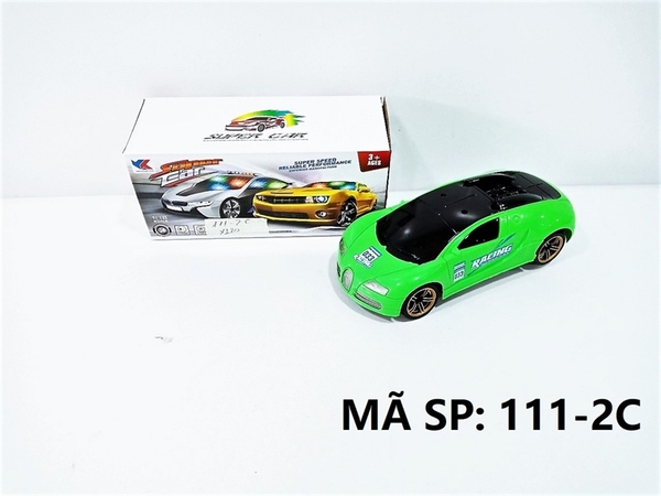 111-2C HỘP XE HƠI BUGATTI PIN NHẠC ĐÈN 3D TL 1:18 Super Car