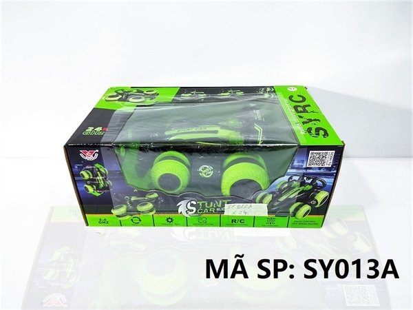 SY013A HỘP XE ĐỊA HÌNH ĐK 7 Đ.TÁC, CÓ SẠC, XOAY 360 ĐỘ Stunt Car SY012A