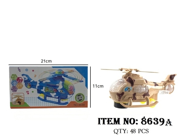 8639A HỘP MÁY BAY TRỰC THĂNG PIN NHẠC ĐÈN KH8639