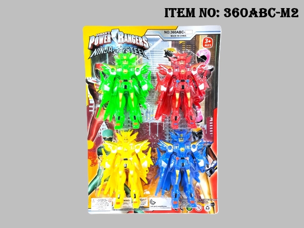 360ABC-M2  VỈ RÁP ROBO SIÊU NHÂN 4C