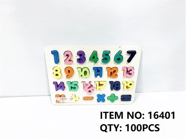 16401 BẢNG GỖ CHỮ SỐ HỌC