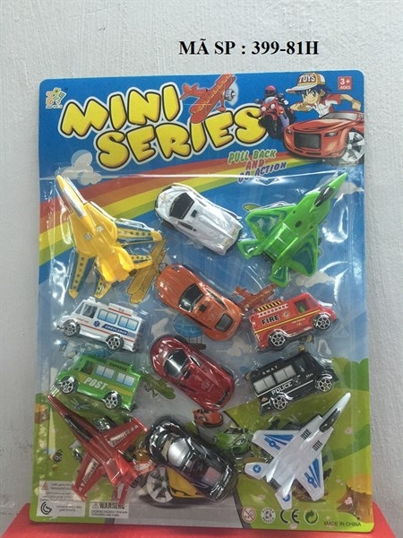 399-81H VỈ XE, MÁY BAY CẢNH SÁT, CỨU HỎA, CỨU THƯƠNG 12C ĐỦ MẪU