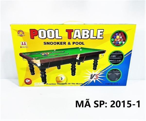 2015-1 HỘP BÀN BIDA LỖ Pool Table