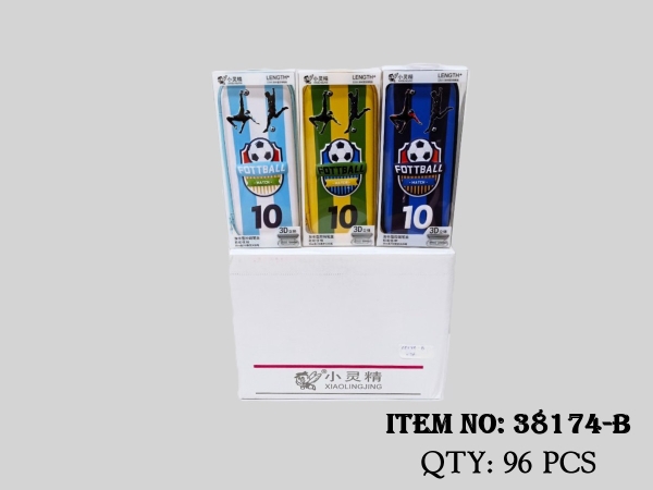 38174-B HỘP MICA TÚI ĐỰNG BÚT VIẾT BÓNG ĐÁ