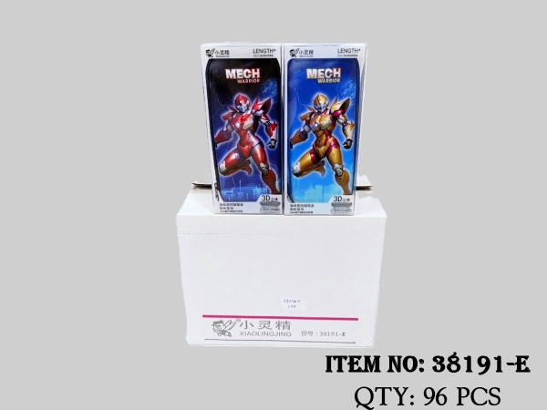 38191-E HỘP MICA TÚI ĐỰNG BÚT VIẾT SIÊU NHÂN