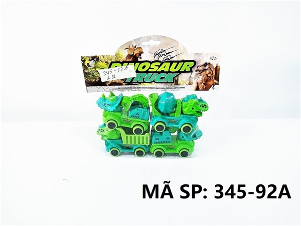 345-92A TÚI XE CT TRỚN 4C KHỦNG LONG ĐỦ MẪU (PVC) Dinosaur Truck