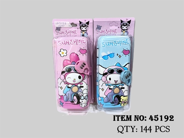 45192  VỈ TÚI ĐỰNG BÚT VIẾT SANRIO ĐỦ MẪU