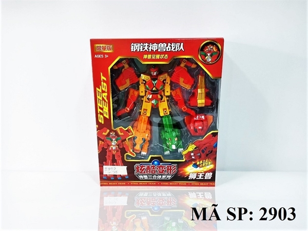 2903 HỘP RÁP ROBO BIẾN HÌNH THÚ