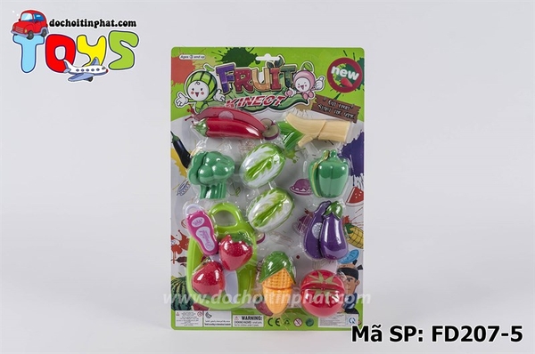 FD207-5 VĨ BẾP TRÁI CÂY DÍNH (THỚT, DÂU, BẮP, CÀ, CÀ TÍM, BẮP CẢI, SÚP LƠ, MĂNG TÂY, ỚT ĐÀ LẠT, ỚT)