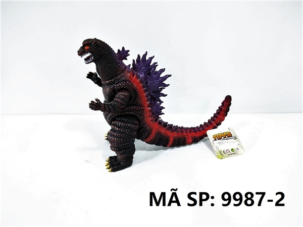 9987-2 TÚI THÚ KHỦNG LONG GAI LƯNG GODZILLA KHỚP CỨNG 1C (OPP)