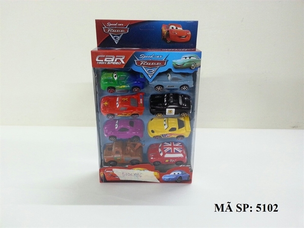 5102 VỈ HỘP XE HƠI CAR TRỚN 8C