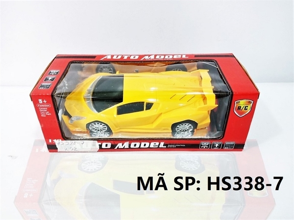 HS338-7 HỘP XE HƠI LAMBORGHINI ĐK 7 Đ.TÁC, KHÔNG SẠC, TL 1:18 Auto Model 338-