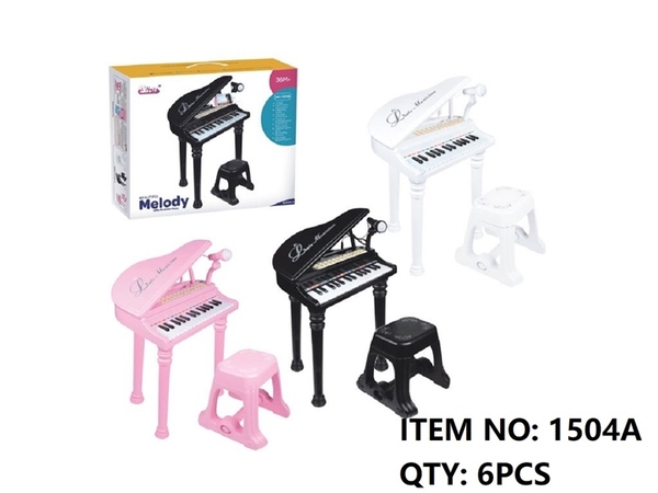 1504A HỘP ĐÀN PIANO 31 PHÍM, MICRO, CÓ CHÂN + GHẾ